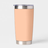 Perzik Fuzz Effen Kleur Geïsoleerde Drinkbeker (Rechts)