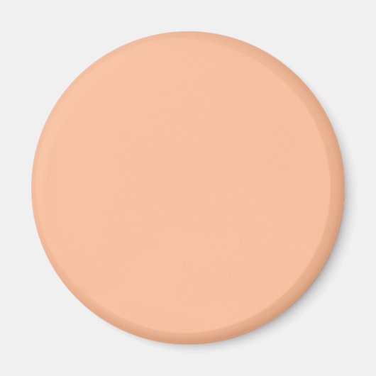 Perzik Fuzz Effen Kleur Magneet (Voorkant)