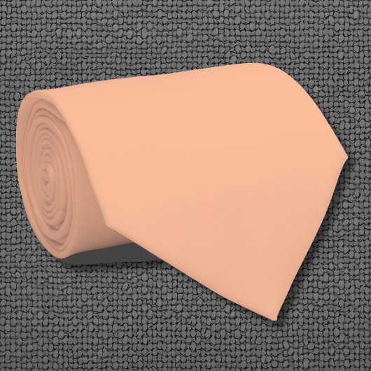 perzik fuzz effen kleur stropdas