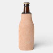 Perzik Fuzz Faux Leder Flesjeskoeler (Fles Voorkant)