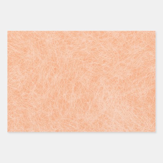 Perzik Fuzz Faux Leder Inpakpapier Vel (Voorkant)