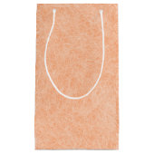 Perzik Fuzz Faux Leder Klein Cadeauzakje (Voorkant)