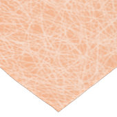 Perzik Fuzz Faux Leder Korte Tafelloper (Hoek)