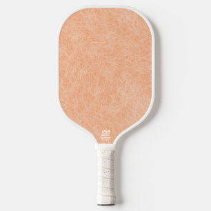 Perzik Fuzz Faux Leder Pickleball Paddle
