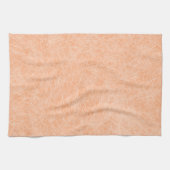 Perzik Fuzz Faux Leder Theedoek (Horizontaal)