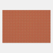 Perzik Fuzz geometrisch patroon set I Inpakpapier Vel (Voorkant 3)