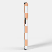 Perzik Fuzz geruit Gingham patroon Case-Mate iPhone Case (Achterkant / Rechts)