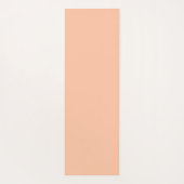 Perzik Fuzz geruit Gingham patroon Yogamat (Achterkant)