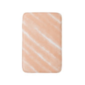 Perzik Fuzz Kleur Waterverf Abstract Patroon Badmat (Voorkant Verticaal)