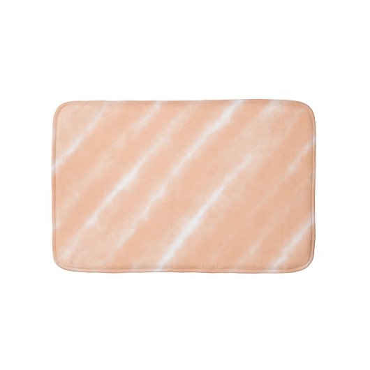 Perzik Fuzz Kleur Waterverf Abstract Patroon Badmat (Voorkant)