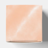 Perzik Fuzz Kleur Waterverf Abstract Patroon Bedankdoosjes (Bovenkant)