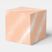 Perzik Fuzz Kleur Waterverf Abstract Patroon Bedankdoosjes (Achterkant)