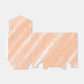 Perzik Fuzz Kleur Waterverf Abstract Patroon Bedankdoosjes (Uitgevouwen)