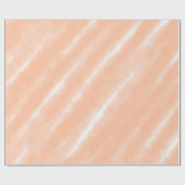 Perzik Fuzz Kleur Waterverf Abstract Patroon Cadeaupapier (Vlak)