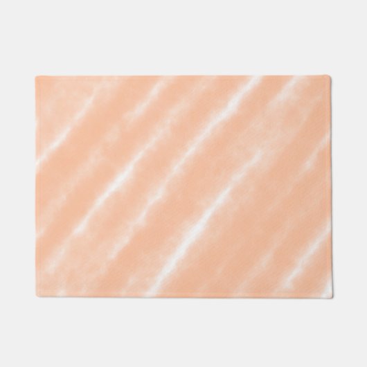 Perzik Fuzz Kleur Waterverf Abstract Patroon Deurmat (Voorkant)