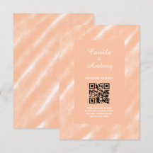 Perzik Fuzz Kleur Waterverf Abstract Patroon