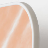 Perzik Fuzz Kleur Waterverf Abstract Patroon Pickleball Paddle (Links Detail)