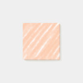 Perzik Fuzz Kleur Waterverf Abstract Patroon Post-it® Notes (Voorkant)