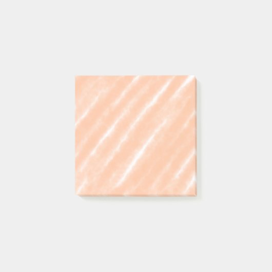 Perzik Fuzz Kleur Waterverf Abstract Patroon Post-it® Notes (Voorkant)