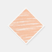 Perzik Fuzz Kleur Waterverf Abstract Patroon Servet (Hoek)