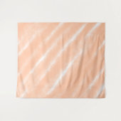 Perzik Fuzz Kleur Waterverf Abstract Patroon Wandkleed (Voorkant (horizontaal))