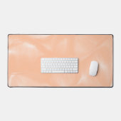 Perzik Fuzz Kleur Waterverf Abstract vervagingspat Bureaumat (Keyboard & Muis)