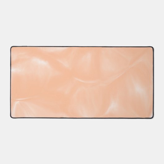 Perzik Fuzz Kleur Waterverf Abstract vervagingspat Bureaumat (Voorkant)