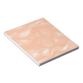 Perzik Fuzz Kleur Waterverf Abstract vervagingspat Notitieblok (Schuin)