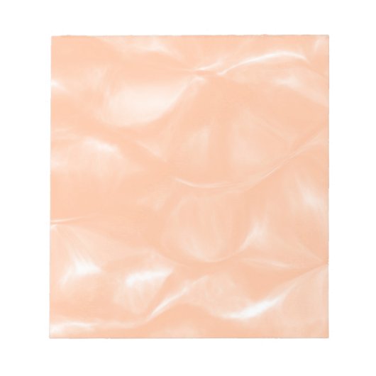 Perzik Fuzz Kleur Waterverf Abstract vervagingspat Notitieblok (Voorkant)