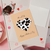 Perzik Fuzz Liefde: Aanpasbare Valentijnsdag Kaart