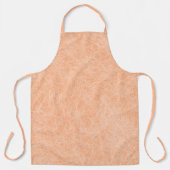 Perzik Fuzz Nep Leer Schort (Voorkant)