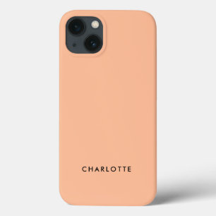 Perzik Fuzz Solid Color Naam Case-Mate iPhone Case