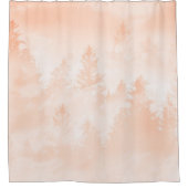 Perzik Fuzz Woud Droom #1 #wall #decor #art Douchegordijn (Voorkant)