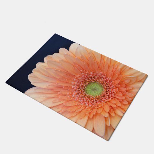 Perzik Gerbera Deurmat (Schuin)