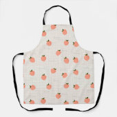 Perzik Gingham Schort (Voorkant)
