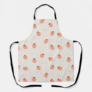 Perzik Gingham Schort