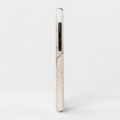 Perzik & Goud Boho Lotus Bloem Schoonheid Case-Mate iPhone Case (Achterkant/links)