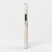 Perzik & Goud Boho Lotus Bloem Schoonheid Case-Mate iPhone Case (Achterkant/rechts)