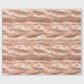 Perzik Goud Glam Dragonflies Cadeaupapier (Vlak)