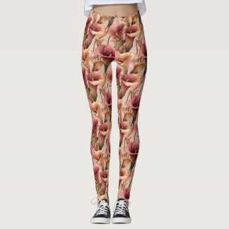 Perzik Gymnasium Calla lelies Charm Cadeau-ideeën  Leggings