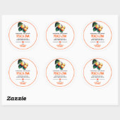 Perzik Ingemaakt Pot Etiket (Vel)