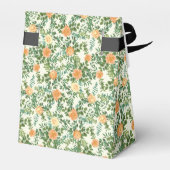 Perzik Ivoor Trouw Vintage Roos Bedankdoosjes (Achterkant)