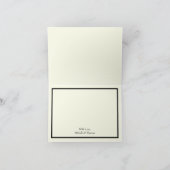 Perzik & Ivory Peony Roos Floral Weddenschap Harte Bedankkaart (Binnen)