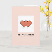 Perzik kaart voor mijn Valentijn (Gele Bloem)