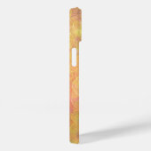 Perzik, koraal, gele Abstracte bubbels Case-Mate iPhone Case (Achterkant / Rechts)