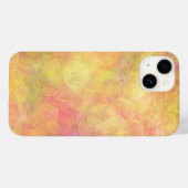 Perzik, koraal, gele Abstracte bubbels Case-Mate iPhone Case (Achterkant (horizontaal))