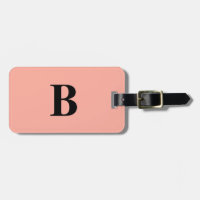 Perzik Koraal Roze Monogram Naam Custom Girly