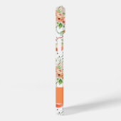 Perzik Koraal Waterverf Wilde Bloem Naam Case-Mate iPhone Case (Achterkant / Rechts)