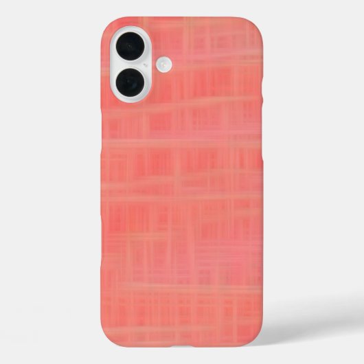 Perzik kriskras Case-Mate iPhone case (Achterkant)