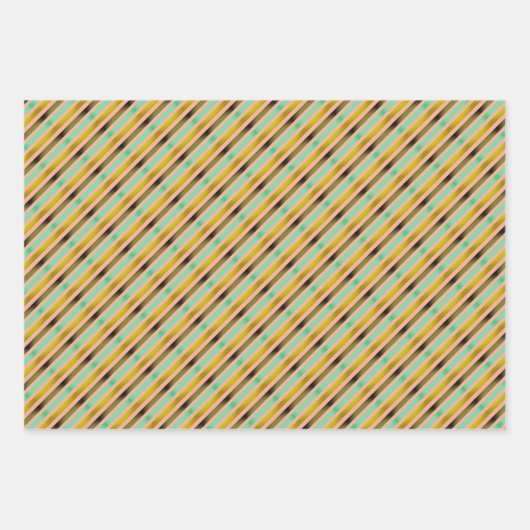 Perzik Lade Shelf Liner of als  Gift Wrap Inpakpapier Vel (Voorkant 3)